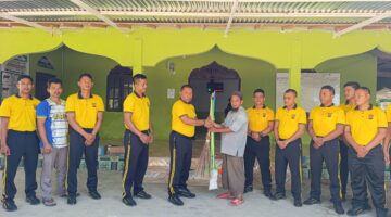 Ciptakan Tempat Ibadah yang Nyaman, Brimob Aceh Gelar Program Indonesia ASRI di Sultan Daulat
